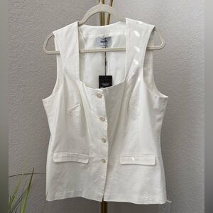 Rita Ora x Primark Cream Button-Down Vest